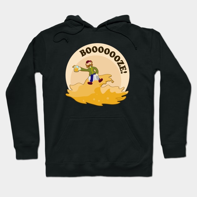 Booze Hoodie by dinoneill